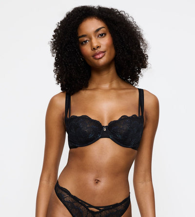 BLACK TRIUMPH PALINA MOONLIGHT KISS STYLE LAB WIRED BRA